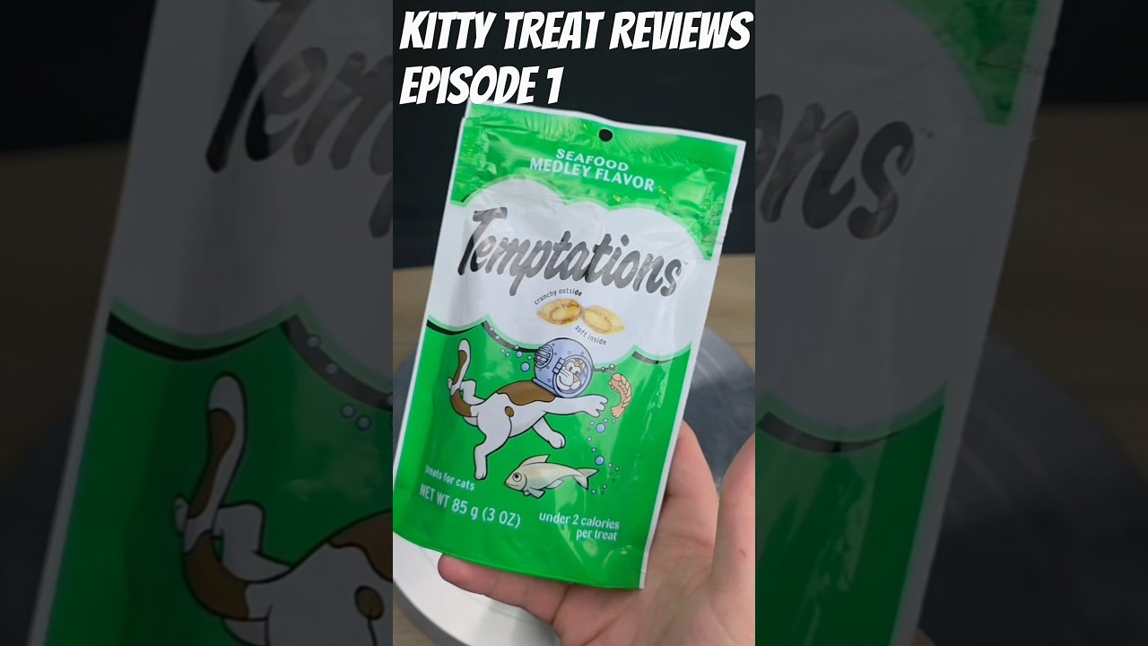 Cat Treat Review Ep. 1Temptations Seafood Medley Soft/CrunchOverall: 19/30 (Ate, but not thrilled)