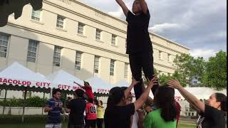 Cheer Stunt Fountain Ripple