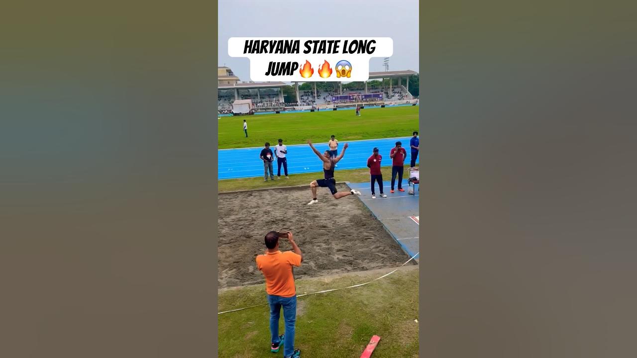 Haryana state long jump shorts youtubeshorts longjumptechnique 
