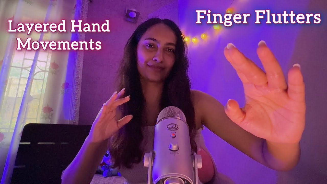 ASMR FINGER FLUTTERS & HAND SOUNDS 