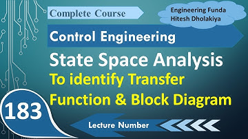 State Space Analysis to Find Transfer Function and Block Diagram