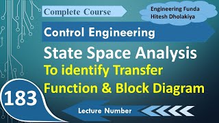 State Space Analysis to Find Transfer Function and Block Diagram