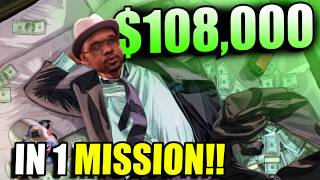 $108,000 IN 1 MISSION!! Gerald Last Play Gameplay | GTA Online screenshot 3