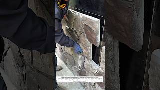 Stone Installers Hate This #ConstructionHacks #StoneMasonry #OddlySatisfying