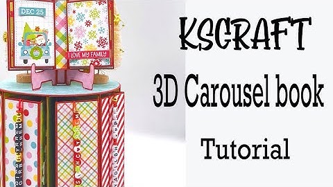 KSCRAFT 3D Carousel Book Tutorial 
