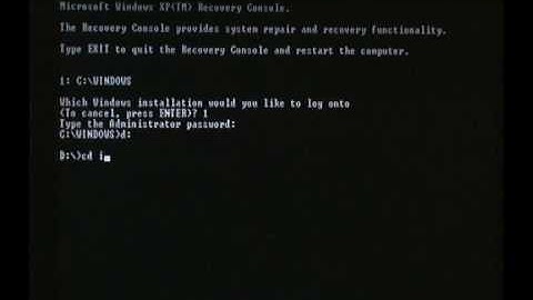 How to replace NTLDR and NTDETECT in Recovery Console