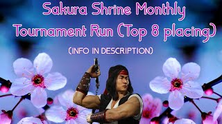 Sakura Shrine Monthly Tournament Run