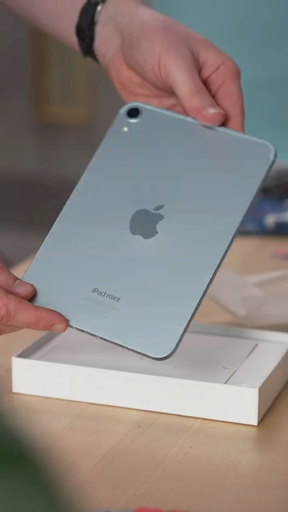 iPad Mini 7 unboxing to study / relax to 🩵