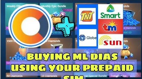 BUYING ML DIAMOND USING PREPAID LOAD | Coda Shop | Prepaid Sim