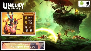 Unruly Heroes : Fanged Forest part 1 | perfect run