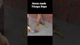 My home made triceps rope