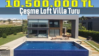 Son Yaz Dizisi Evi I Çeşme&#39;de 10.500.000 TL Değerinde Loft Villa Turu