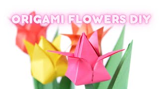 Origami Flowers DIY: Step-by-Step Tutorials for Beautiful Paper Blooms.