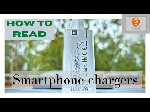 How to read smartphone chargers