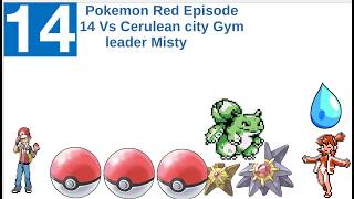 Pokemon Red episode 14 vs Cerulean gym