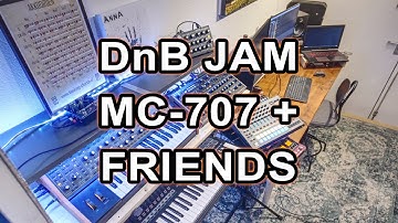 Roland MC-707 + friends // DnB track // DAWLess jam