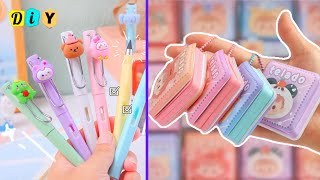 🌈 DIY cute stationery / how to make cute stationery at home /handmade stationery / paper craft /art