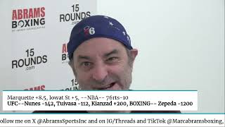 2 NCAA, 1 NBA, 3 UFC AND 1 BOXING PICK FOR MARCH 16, 2024
