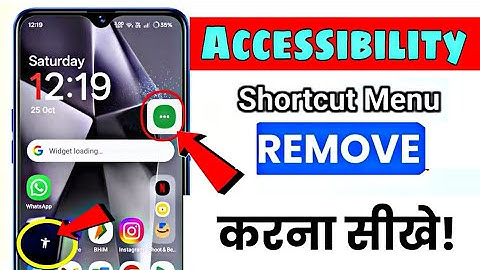 How to Remove Accessibility Shortcut on Android | Accessibility Button Disable 2025