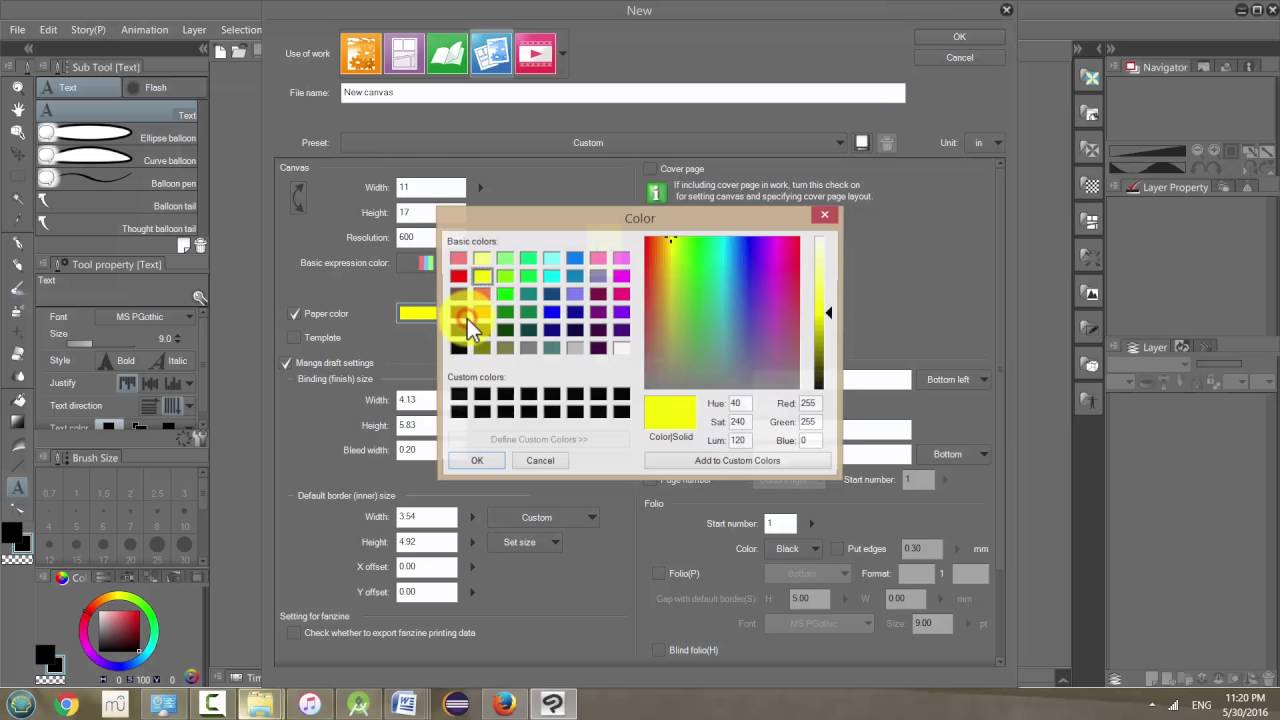 manga studio paint manga studio paint