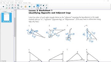 Identify Opposite, Adjacent, and Hypotenuse Video