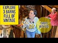 Antique Shopping in a Huge Pickers Barn Full of Vintage! Thrift Shop With Me