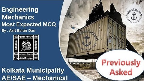 KMC- SAE Mechanical most expected mcq engineering mechanics