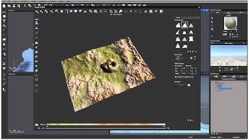 34 terrain editor, infinity terrains. Introduction to Vue 2015 tutorials.