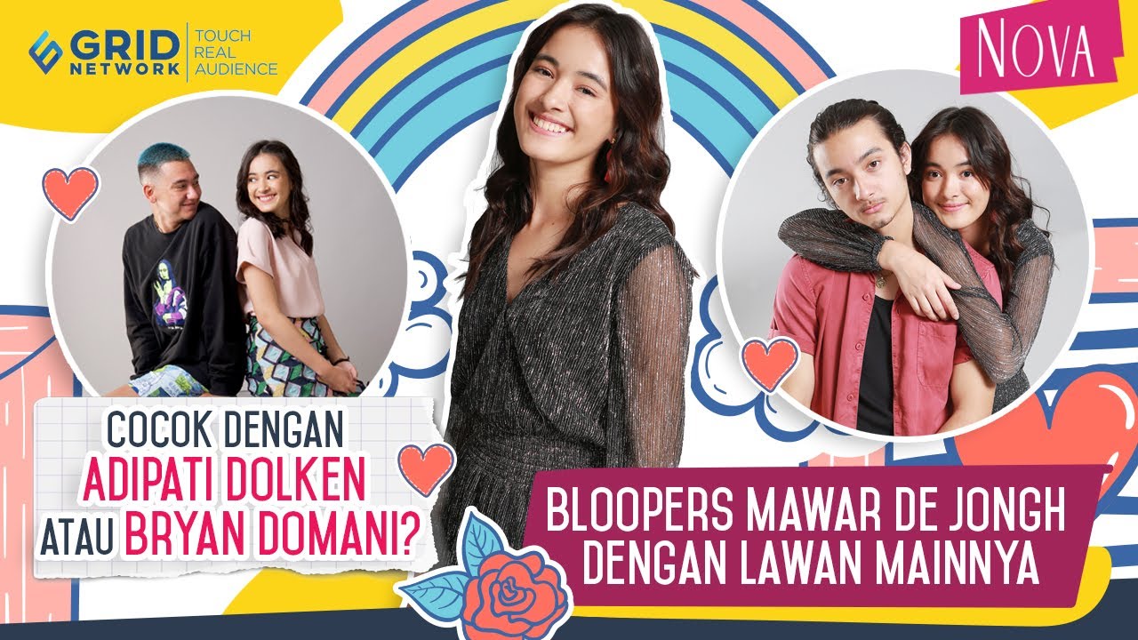 Romantis! Bloopers Mawar de Jongh dengan Bryan Domani dan Adipati Dolken
