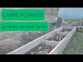 Carre potager en permaculture et lasagne