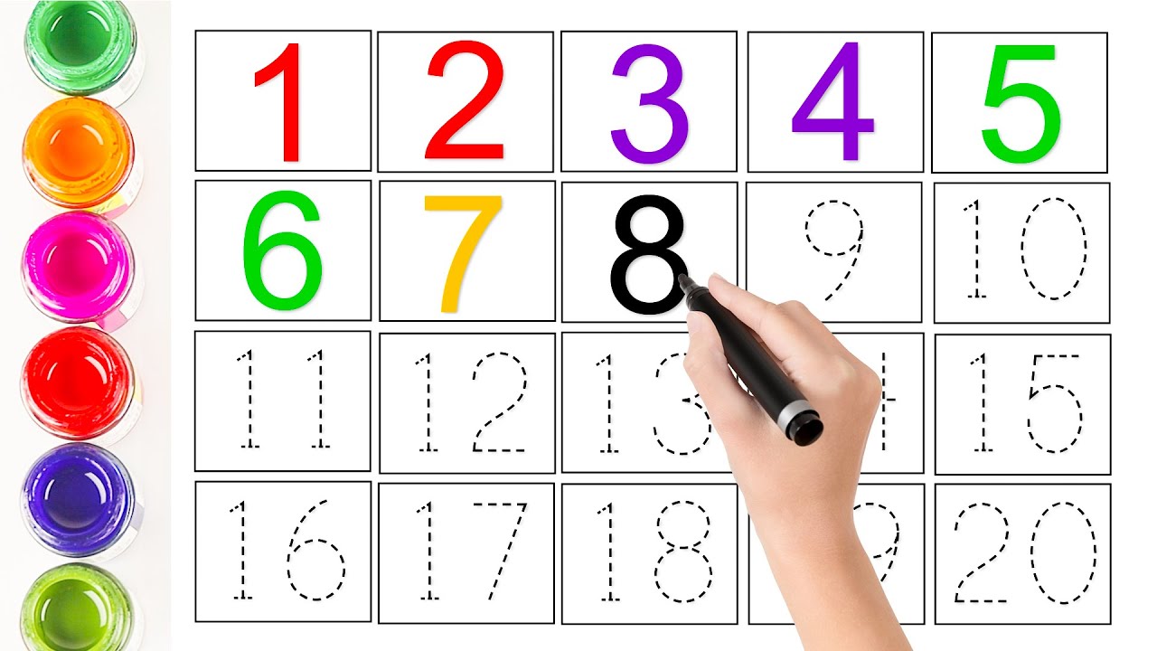 123 Numbers | 12345 Number Names | 1 To 15 Numbers Song | 12345 