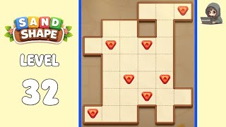 Sand Shape level 32 solution