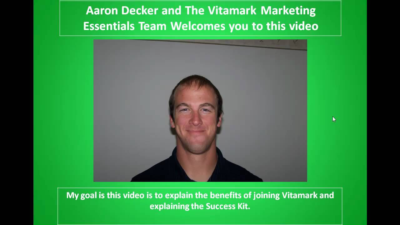 The Success Kit Explained - Vitamark International - Join Today