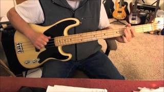 Video thumbnail of "Ted Nugent - Cat Scratch Fever - Bass Cover"