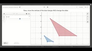 Exploring Dilations - Similarity Transformations (Part 1) • Activity Builder by Desmos