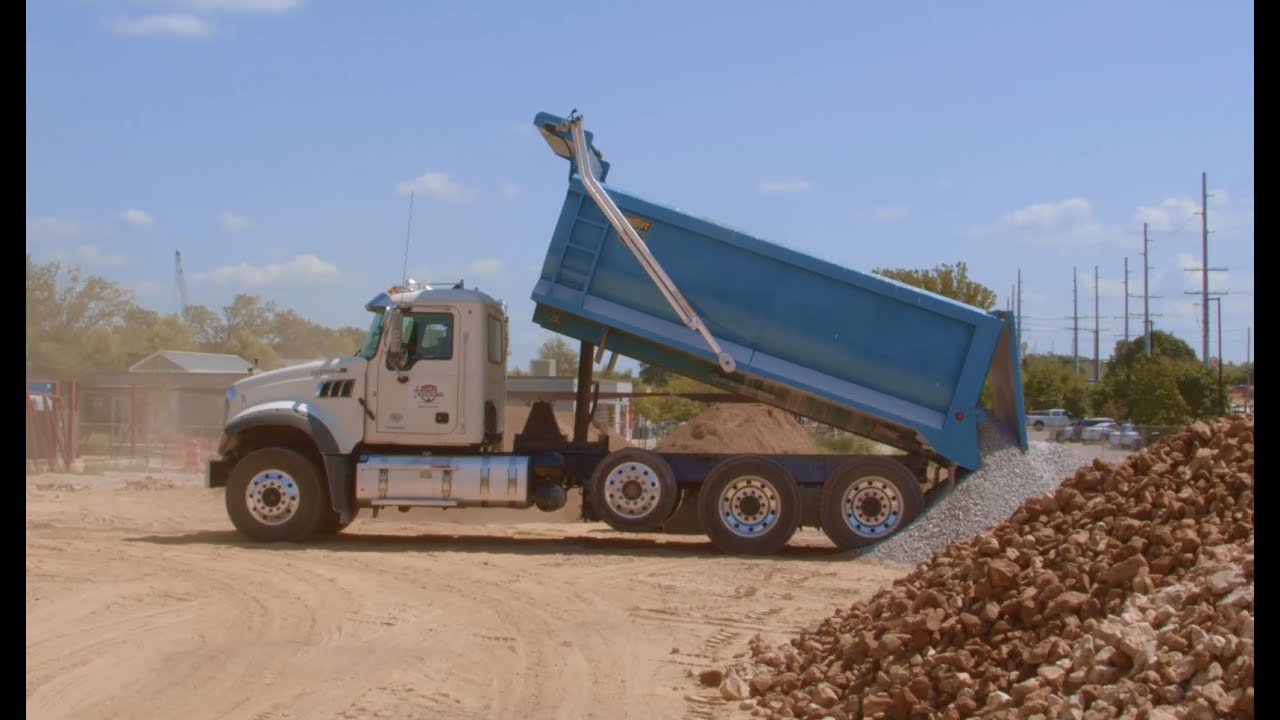 Standard Mack Dump Truck - Moving Soil and Gravel