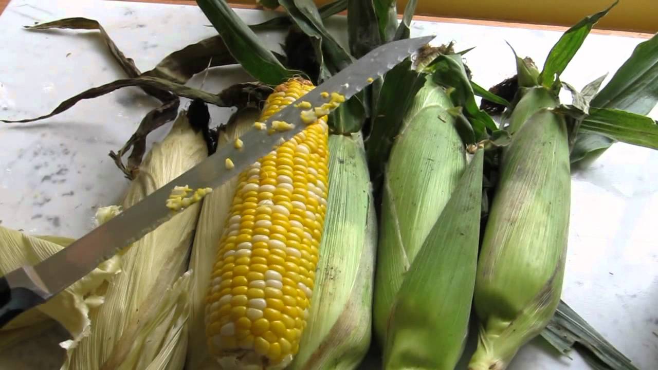 Best Way to Cut Corn off the Cob, Quick and Easy! (START at 200 min