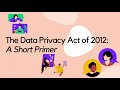 A short primer on the data privacy law