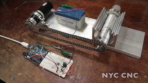 Control a DC Motor with Arduino and Transistor! How To Tutorial from NYC CNC   YouTube