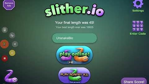 Season 1 (EP1) of .io games! (SLITHER.IO)