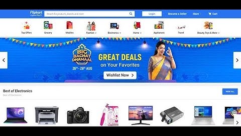 FLIPCART CLONE websites! By using HTML AND CSS only