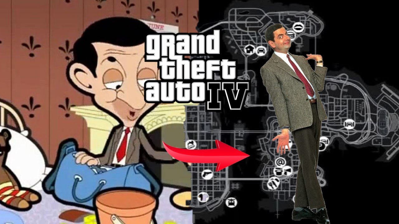 Mr.Bean's house mod for GTA IV | #mrbean - YouTube