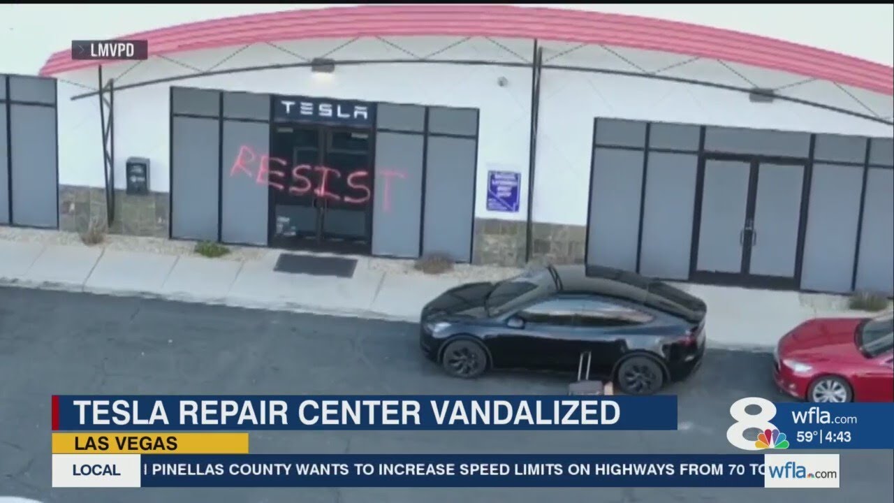 Violent attacks on Tesla dealerships spike as Musk takes prominent role in Trump White House