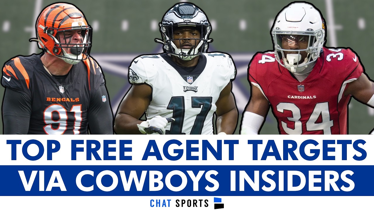 Инсайдеры «Даллас Ковбойз» назвали 10 кандидатов на подписание свободных агентов: Джален Томпсон,...