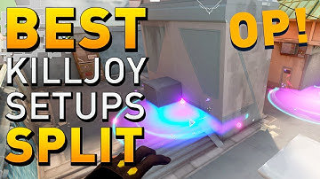 VALORANT - NEW BEST Killjoy Turret/Nanoswarm Spots & Setups for SPLIT