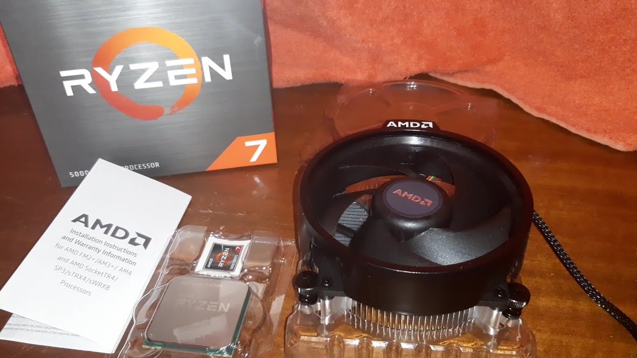 AMD Ryzen 7 5700G Unboxing - Boxed Processor 