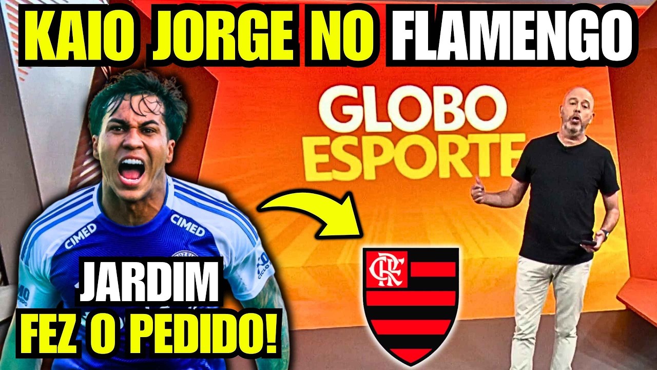 Flamengo mira Kaio Jorge após pedido de Leonardo Jardim!
