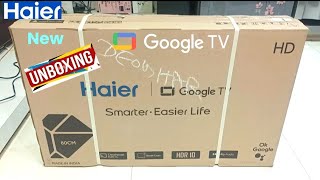 New Haier Google Tv Unboxing & Review || haier 32inch android led || #haierledtv #haier #LE32A900G