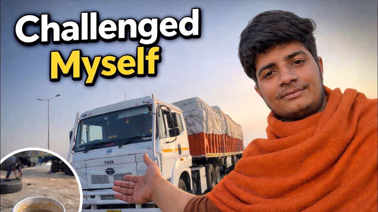 GJ Shyamkhyali to HR Bhiwani ✈️ 885km in 28 hours Rocket🚀 one man 🚛 