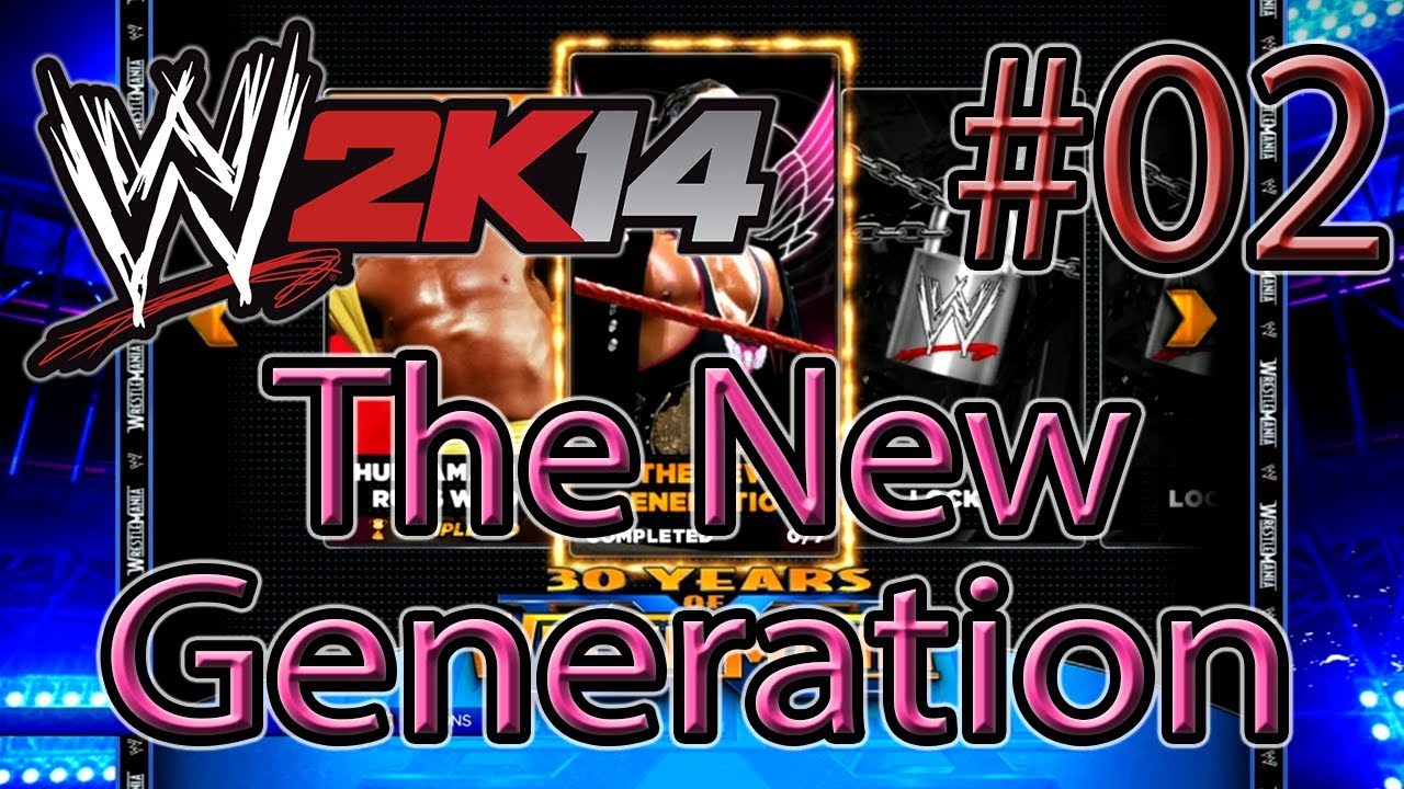 WWE 2K14 - 30 Years Of Wrestlemania Completo - The New Generations.